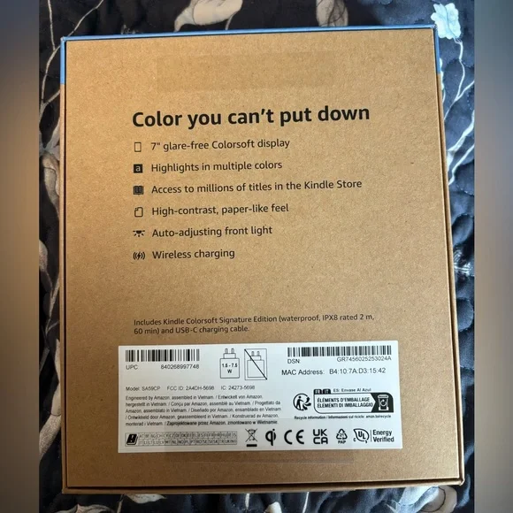 Amazon Kindle Colorsoft Signature Edition - Metallic Black - Picture 4 of 11